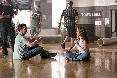 Noah Wyle, Lindy Booth - The Librarians - And the Hidden Sanctuary - Del rodaje