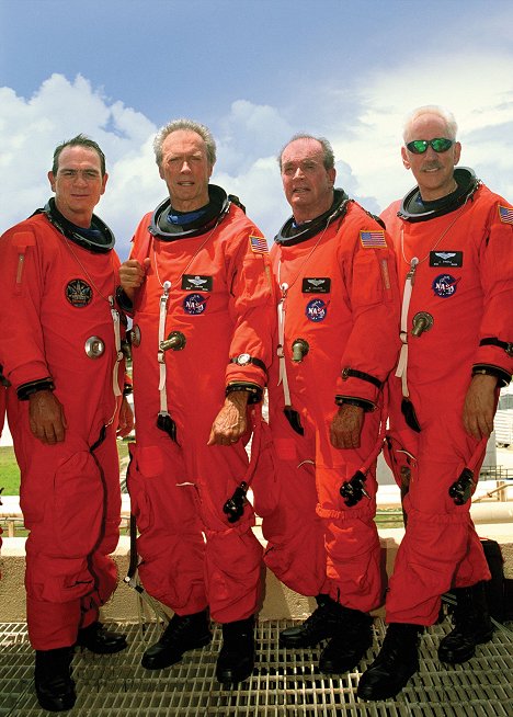 Tommy Lee Jones, Clint Eastwood, James Garner, Donald Sutherland - Space Cowboys - Werbefoto