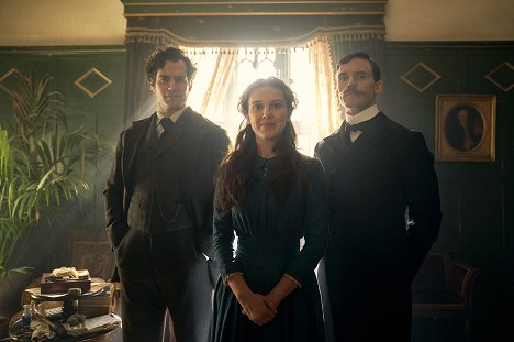 Henry Cavill, Millie Bobby Brown, Sam Claflin - Enola Holmes - Promóció fotók