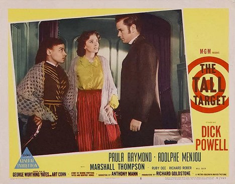 Ruby Dee, Paula Raymond, Marshall Thompson - The Tall Target - Lobby Cards