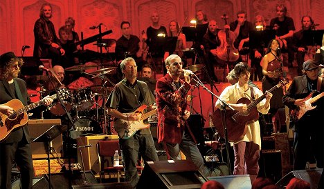 Jeff Lynne, Eric Clapton, Jim Keltner, Ringo Starr, Dhani Harrison - Concert for George - Photos