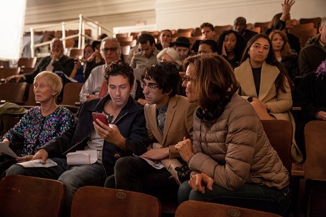 Nat Wolff, Alex Wolff, Polly Draper - Stella's Last Weekend - Tournage