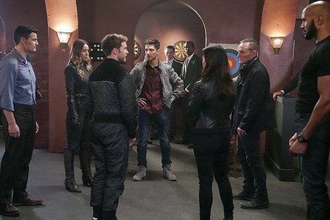 Chloe Bennet, Jeff Ward, Clark Gregg - Agents of S.H.I.E.L.D. - What We're Fighting For - Photos