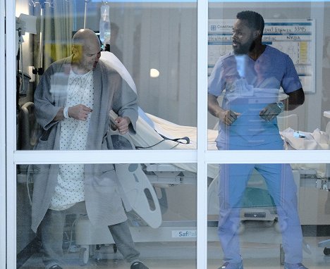 Philip Anthony-Rodriguez, Malcolm-Jamal Warner - The Resident - Burn It All Down - Photos