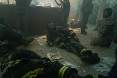 Jesse Spencer - Chicago Fire - Carnage aux urgences - Tournage