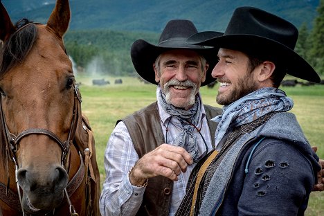 Forrie J. Smith, Ian Bohen - Yellowstone - You’re the Indian Now - Tournage