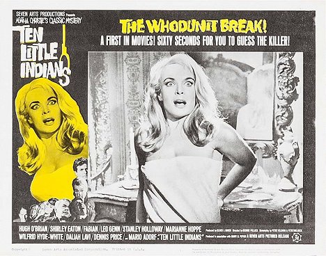 Shirley Eaton - Ten Little Indians - Lobby Cards