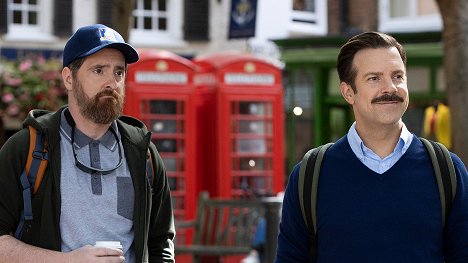 Brendan Hunt, Jason Sudeikis - Ted Lasso - Biscuits - Photos