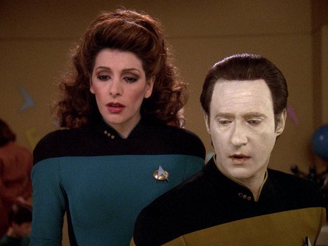 Marina Sirtis, Brent Spiner - Star Trek: The Next Generation - Masks - Photos