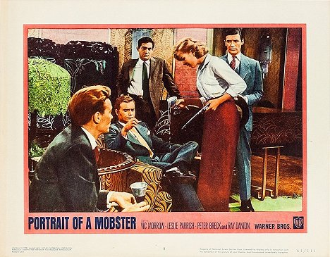 Vic Morrow, Norman Alden, Leslie Parrish - Portrait of a Mobster - Cartes de lobby