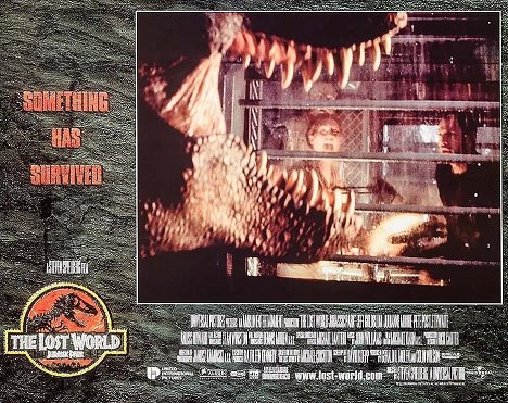 Julianne Moore, Jeff Goldblum - Vergessene Welt: Jurassic Park 2 - Lobbykarten