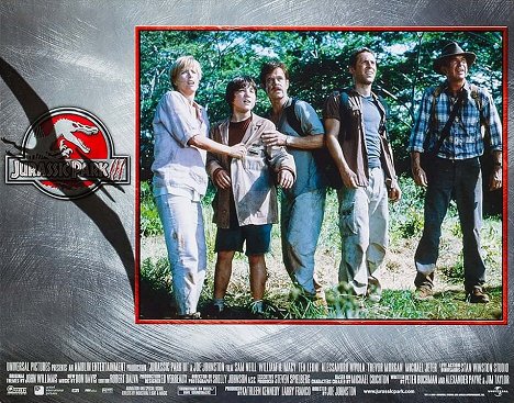 Téa Leoni, Trevor Morgan, William H. Macy, Alessandro Nivola, Sam Neill - Jurassic Park III (Parque Jurásico III) - Fotocromos