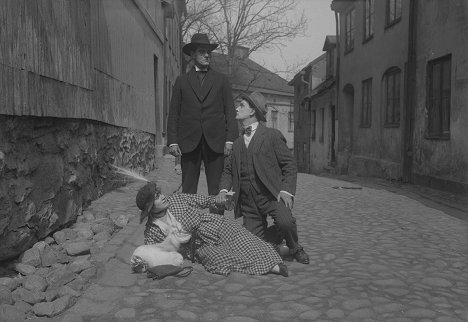 Lilly Gräber, Olof Sandborg, Frans Oscar Öberg - Förstadsprästen - Film