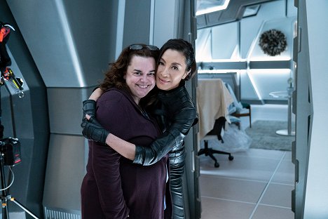 Kirsten Beyer, Michelle Yeoh - Star Trek: Discovery - The Sanctuary - Forgatási fotók