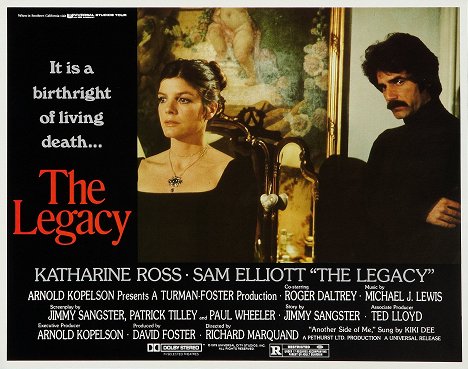 Katharine Ross, Sam Elliott - The Legacy - Lobby Cards