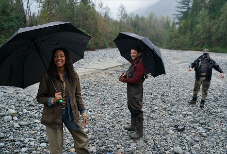 Kylie Bunbury, Ryan Phillippe - The Big Sky - A Good Day to Die - Making of