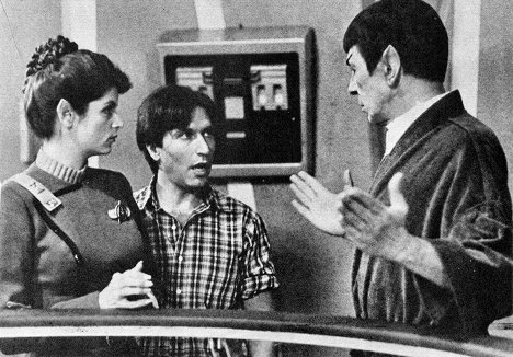 Kirstie Alley, Nicholas Meyer, Leonard Nimoy - Star Trek II: Khanin viha - Kuvat kuvauksista