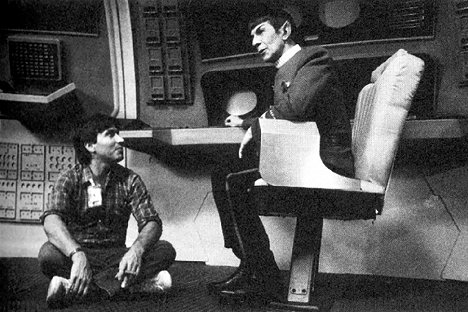 Nicholas Meyer, Leonard Nimoy - Star Trek II: Khanův hněv - Z natáčení