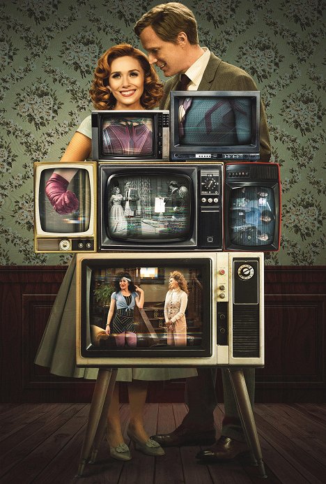 Elizabeth Olsen, Paul Bettany - WandaVision - Werbefoto