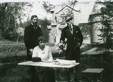Olof Sandborg, Olga Hällgren, Georg Blickingberg