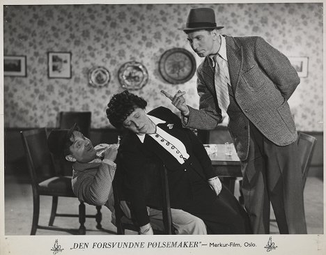 Ernst Diesen, Eva Steen, Leif Juster - The Sausage-Maker Who Disappeared - Lobby Cards