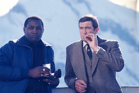Irvin Allen, George Lazenby - James Bond - Im Geheimdienst Ihrer Majestät - Dreharbeiten