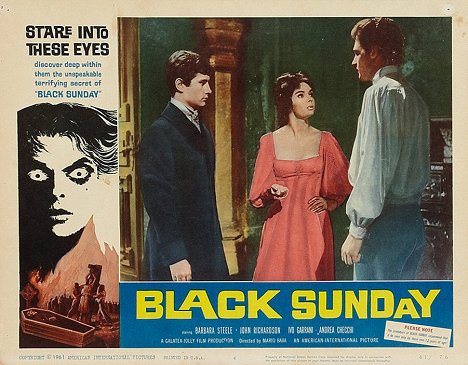 Enrico Olivieri, Barbara Steele, John Richardson - Black Sunday - Lobby Cards