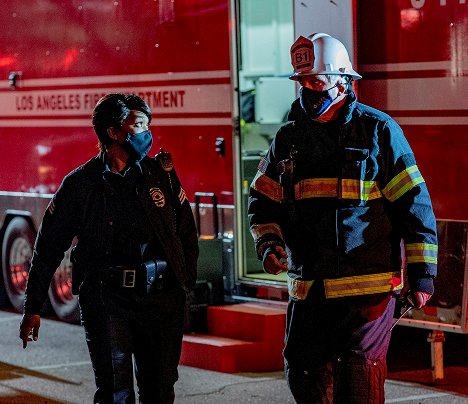 Angela Bassett, Ronobir Lahiri - 9-1-1 - La Genèse de Buck - Tournage