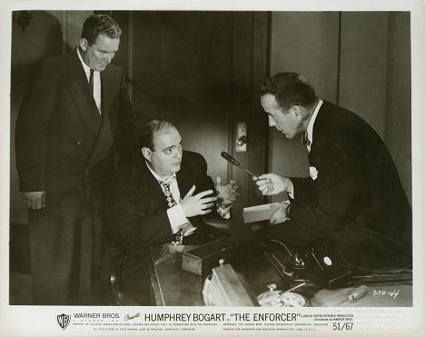 Jack Lambert, Zero Mostel, Humphrey Bogart - The Enforcer - Lobby karty