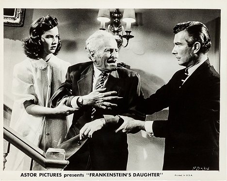 Sandra Knight, Felix Locher, Donald Murphy - La hija de Frankenstein - Fotocromos