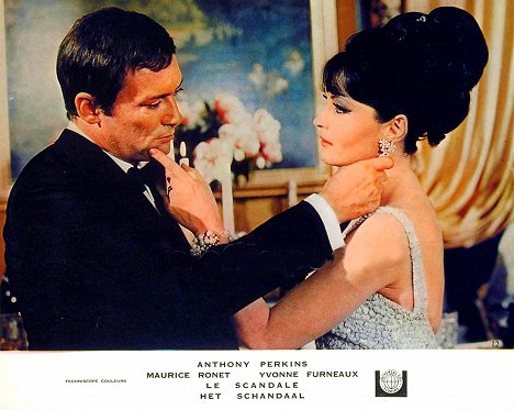 Maurice Ronet, Yvonne Furneaux - The Champagne Murders - Lobby Cards