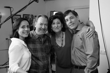 Conchi Almeda, Ferran Lahoz, Montserrat Alcoverro, Francesc Pagès - Antonio cumple 50 - Tournage