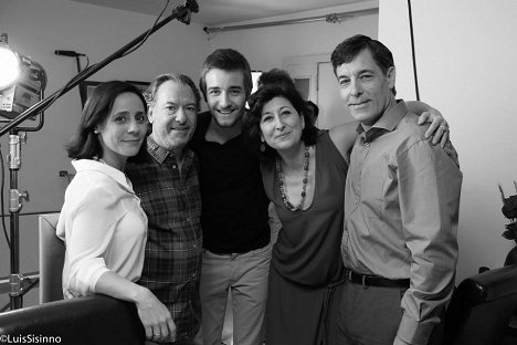 Conchi Almeda, Ferran Lahoz, Francesc Cuéllar, Montserrat Alcoverro, Francesc Pagès - Antonio cumple 50 - Z natáčení