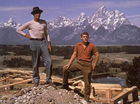 Henry Fonda, James MacArthur - Spencer's Mountain - Filmfotos