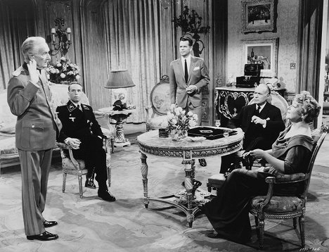 Paul Lukas, Glenn Ford, Charles Boyer, Harriet E. MacGibbon - Fyra ryttare - Kuvat elokuvasta