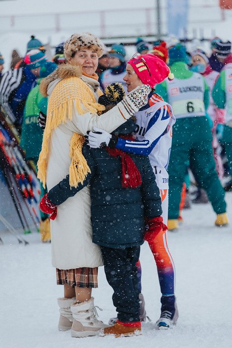 Naděžda Markina, Olga Lerman - Bělyj sněg - Z natáčení