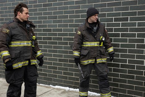 Jon-Michael Ecker, Jesse Spencer - Chicago Fire - Escape Route - Photos