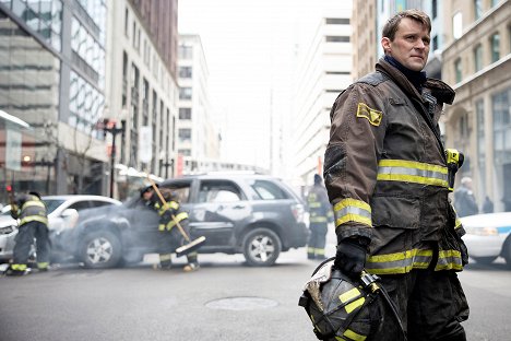 Jesse Spencer - Chicago Fire - Double Red - Photos