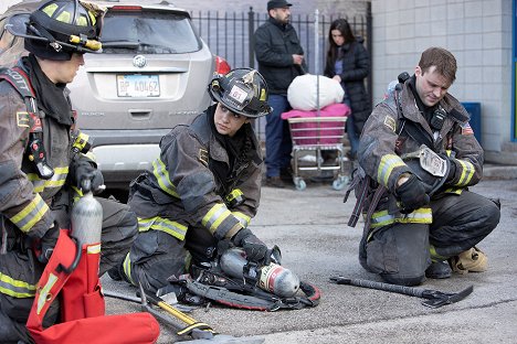 Miranda Rae Mayo, Jesse Spencer - Chicago Fire - One Crazy Shift - Photos