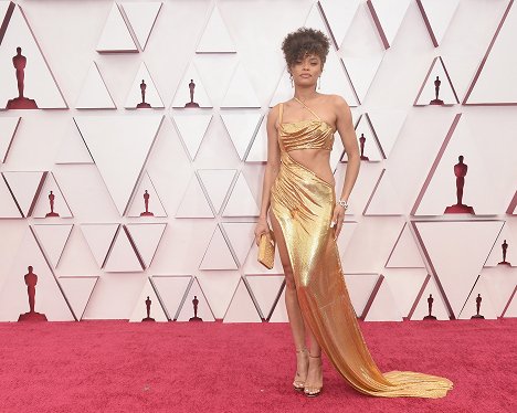 Red Carpet - Andra Day - The 93rd Annual Academy Awards - Events