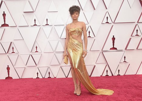 Red Carpet - Andra Day - The 93rd Annual Academy Awards - De eventos