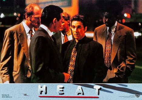 Ted Levine, Wes Studi, Jerry Trimble, Al Pacino, Mykelti Williamson - Heat - Cidade sob Pressão - Cartões lobby