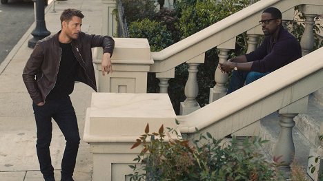Justin Hartley, Sterling K. Brown - This Is Us - Brotherly Love - Photos
