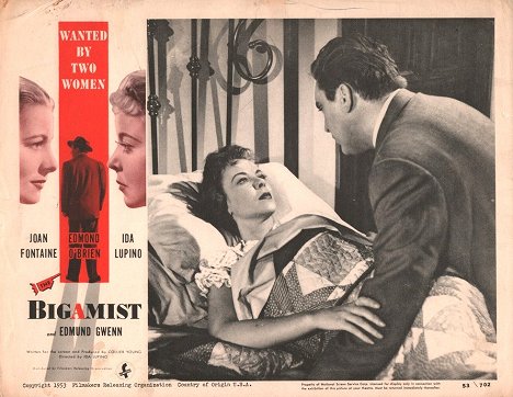 Ida Lupino, Edmond O'Brien - The Bigamist - Lobby Cards