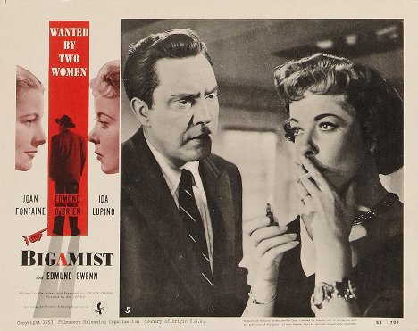 Edmond O'Brien, Ida Lupino - The Bigamist - Lobby Cards