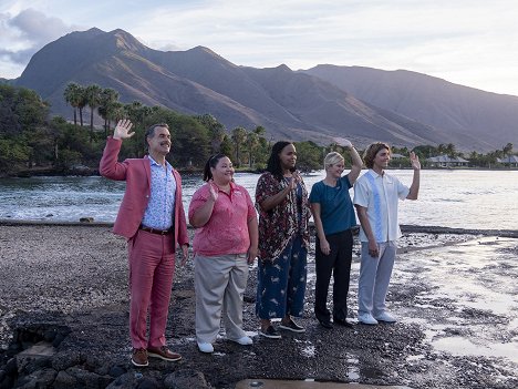 Murray Bartlett, Jolene Purdy, Natasha Rothwell, Christie Volkmer, Lukas Gage - The White Lotus - Die Ankunft - Filmfotos