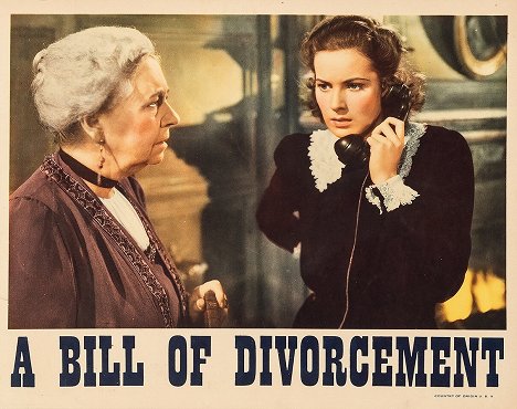 Dame May Whitty, Maureen O'Hara - A Bill of Divorcement - Lobbykarten