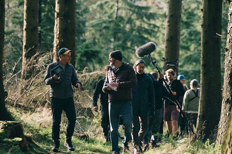 Harry Macqueen, Colin Firth, Stanley Tucci - Supernova - Tournage