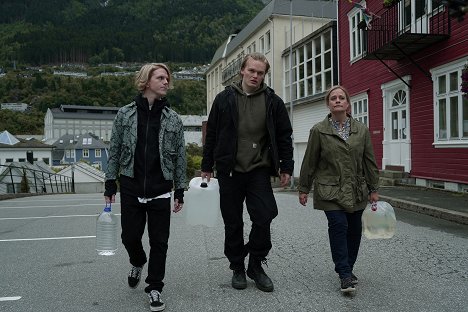 Jonas Strand Gravli, David Stakston, Henriette Steenstrup - Ragnarök - Season 2 - Filmfotos