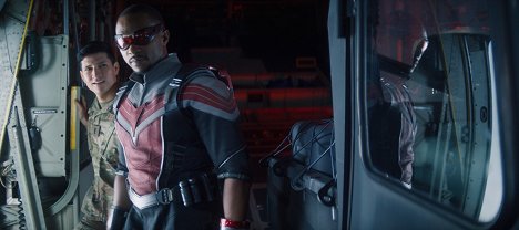 Danny Ramirez, Anthony Mackie - The Falcon and the Winter Soldier - The Star-Spangled Man - Photos